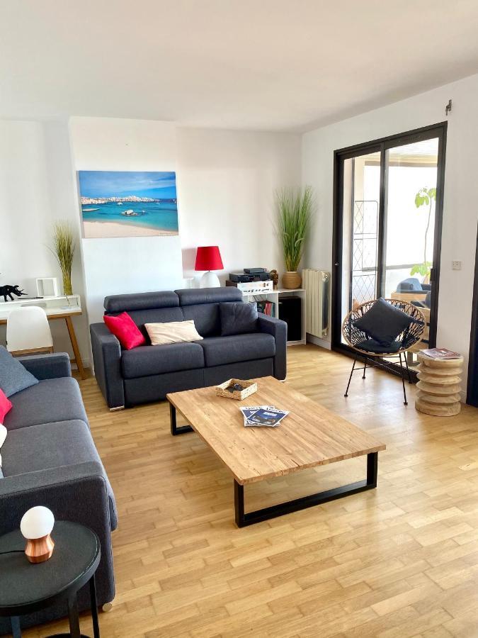 Grand T2 Standing Ajaccio Proche Centre Et Plages Vue Panoramique Parking Prive Exterior foto